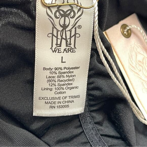 We are HAH Back Off Bodysuit Noir Black - Picture 8 of 15